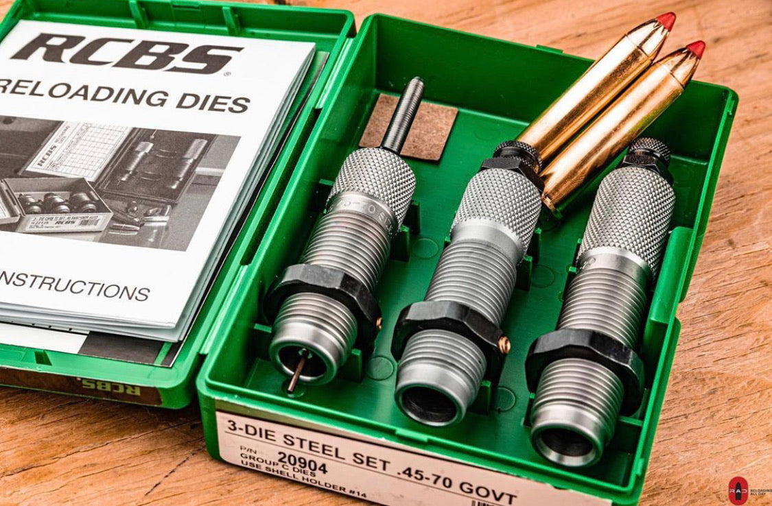 Hornady .375 Ruger Custom Grade Reloading Dies - Two-Die Set With Zip Spindle Design
