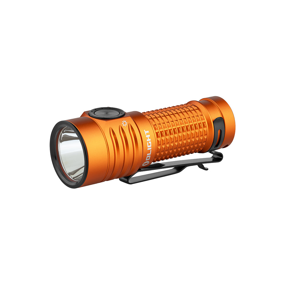 Olight Baton Turbo 1,000 Lumens with 510m beam - ORANGE - Mansfield Hunting & Fishing - Products to prepare for Corona Virus