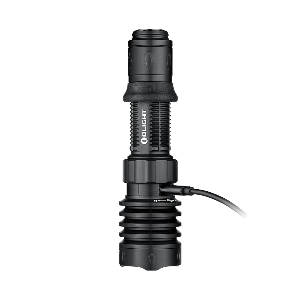 Olight Warrior X 4 2600 Lumen Long Throw Tac Torch - Matte Black - - Mansfield Hunting & Fishing - Products to prepare for Corona Virus
