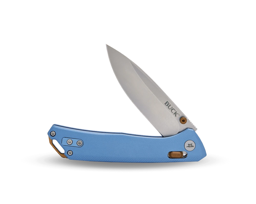 Buck Nomad Navy Blue 8.26cm Knife - - Mansfield Hunting & Fishing - Products to prepare for Corona Virus