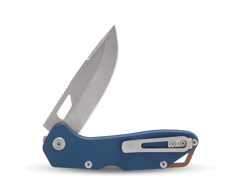 Buck Mustang Dark Blue 8.3cm Blade Knife - - Mansfield Hunting & Fishing - Products to prepare for Corona Virus
