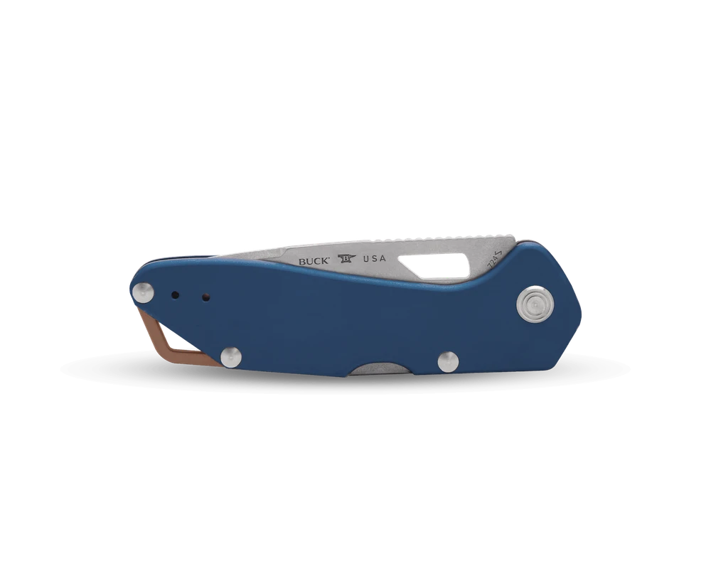 Buck Mustang Dark Blue 8.3cm Blade Knife - - Mansfield Hunting & Fishing - Products to prepare for Corona Virus