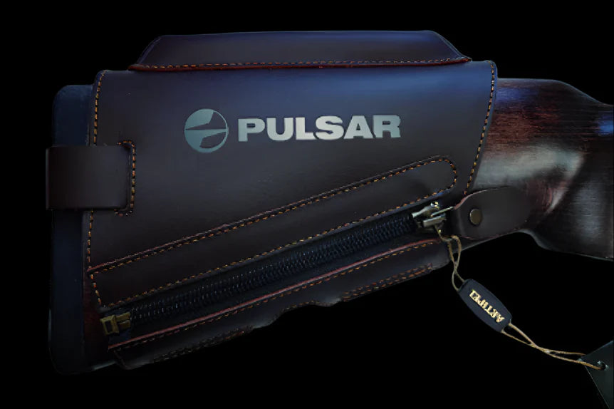 Pulsar Leather Buttstock Cover Brown