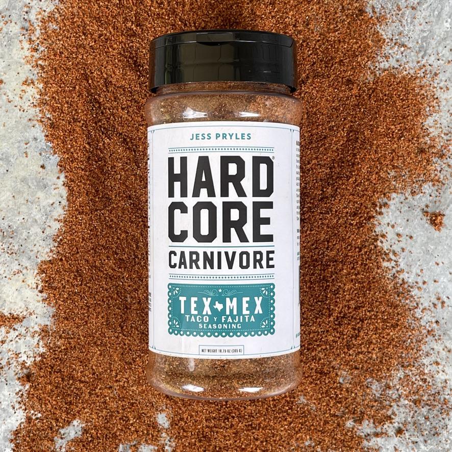 Hardcore Carnivore Tex Mex Rub - 368g - - Mansfield Hunting & Fishing - Products to prepare for Corona Virus