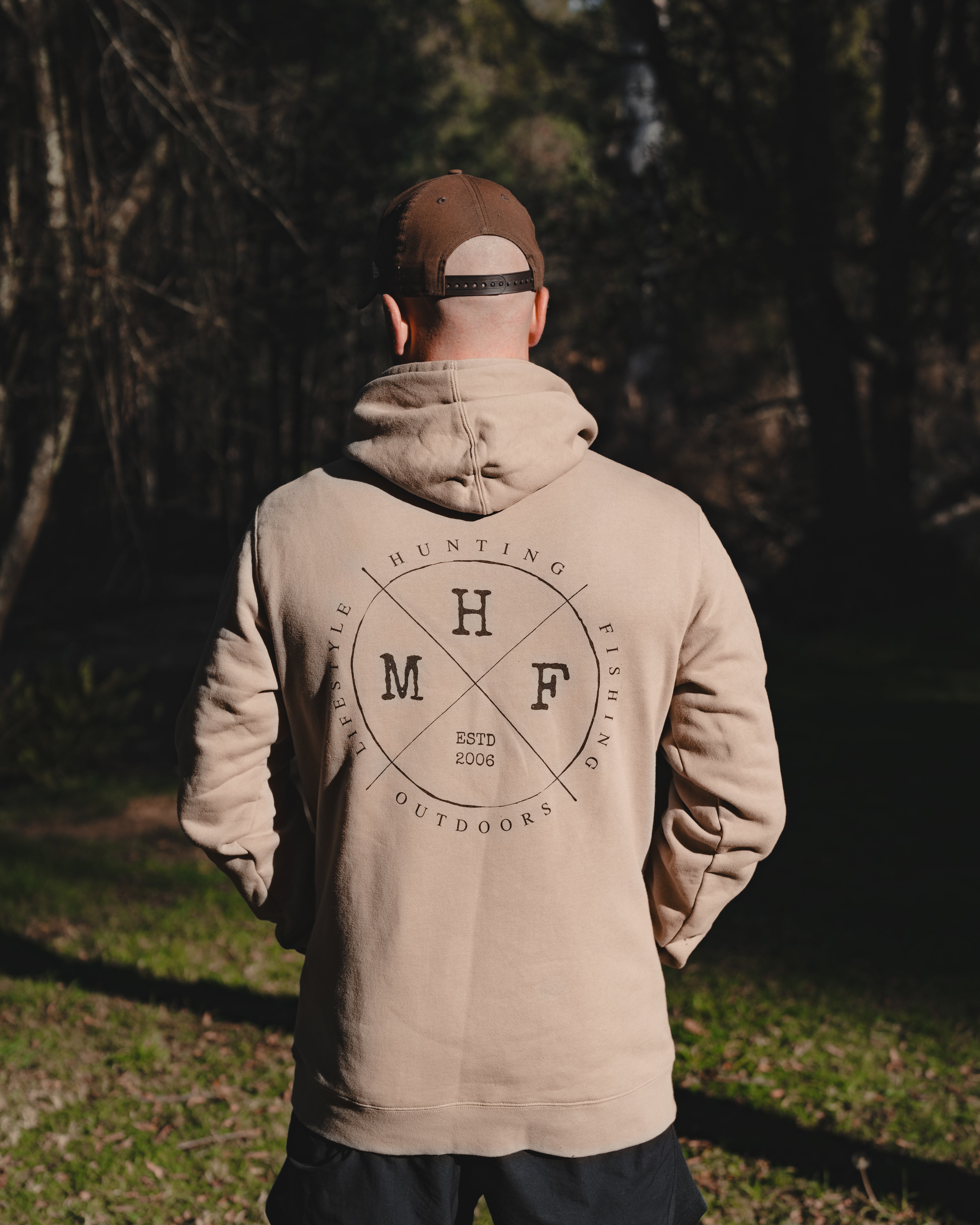 MHF Lifestyle Hoodie - Sand -  - Mansfield Hunting & Fishing - Products to prepare for Corona Virus