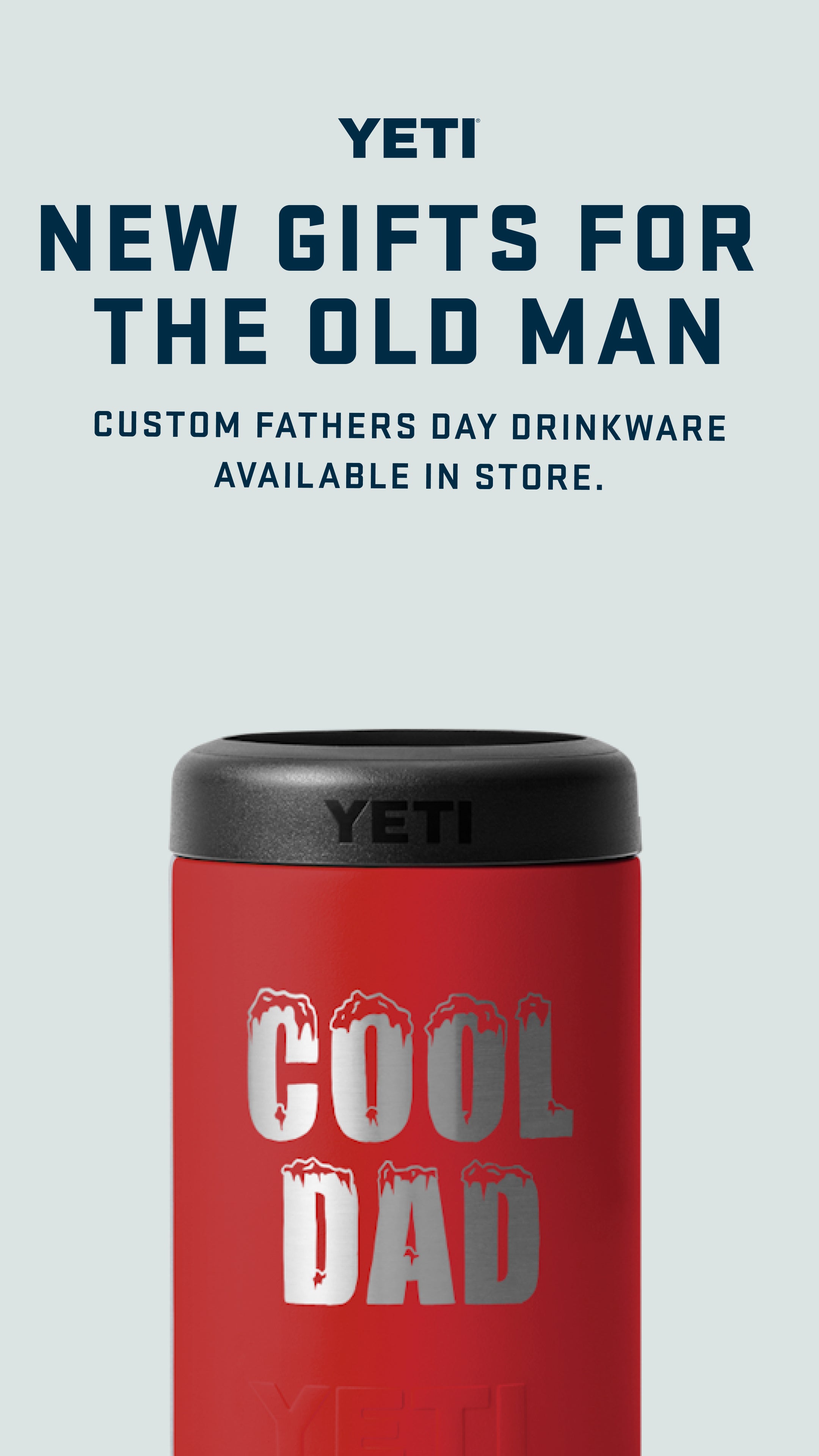 Yeti Australian Colster 375ml Can Insulator - Cool Dad - Fathers Day Limited Edition - - Mansfield Hunting & Fishing - Products to prepare for Corona Virus