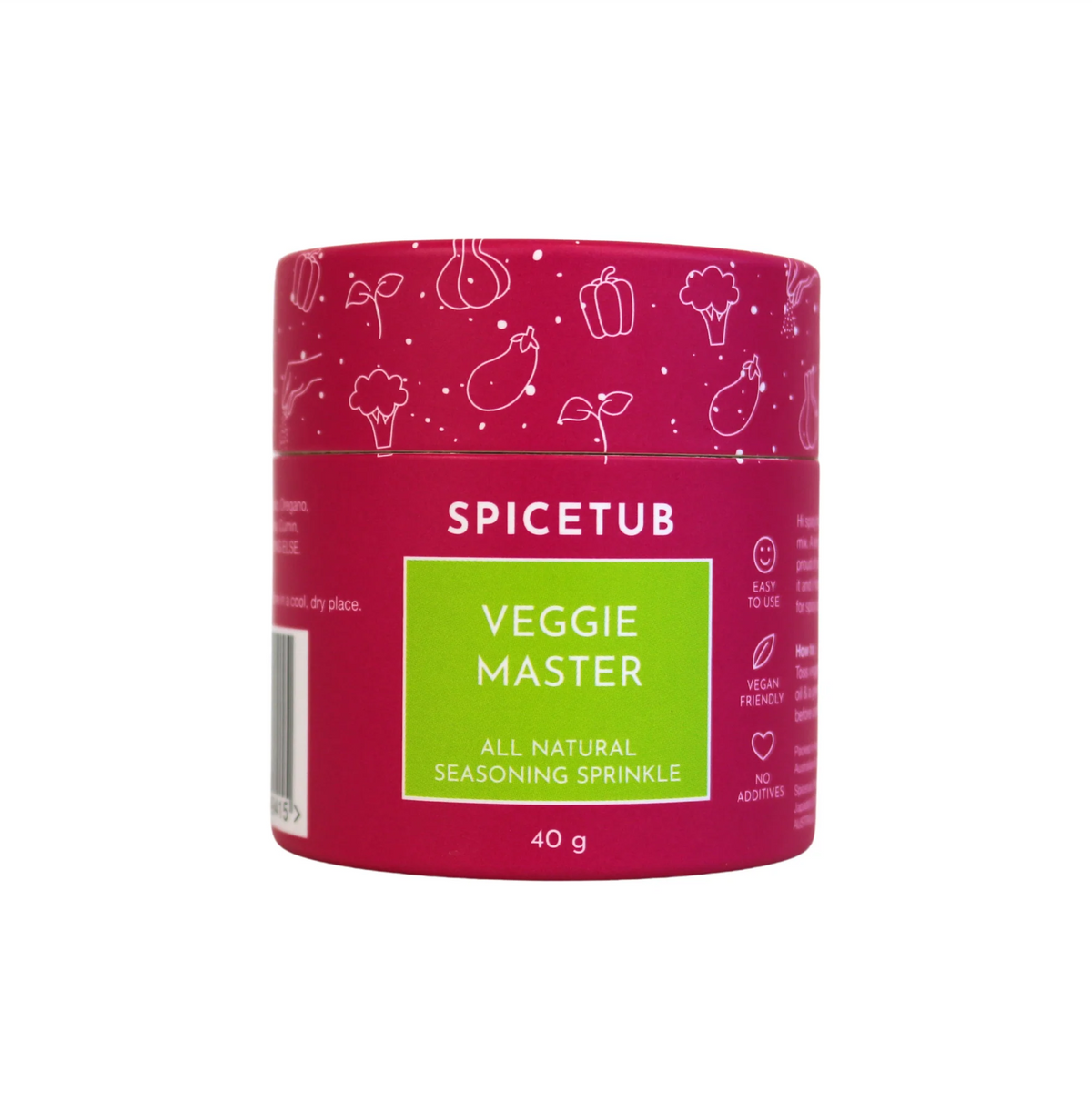 Spicetub Veggie Master - 40G - - Mansfield Hunting & Fishing - Products to prepare for Corona Virus