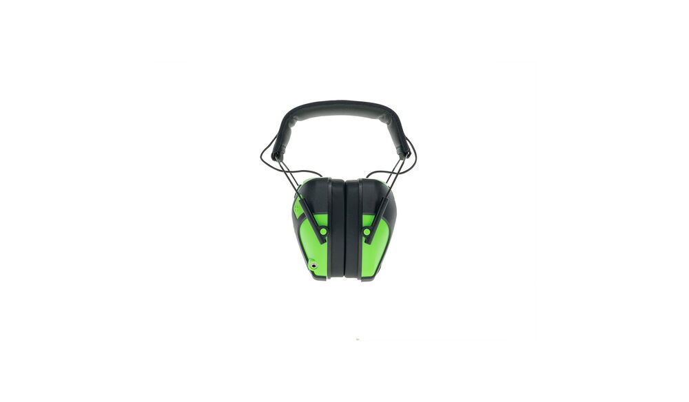 Caldwell Emax Pro Youth Electronic EarMuffs Neon Green - - Mansfield Hunting & Fishing - Products to prepare for Corona Virus