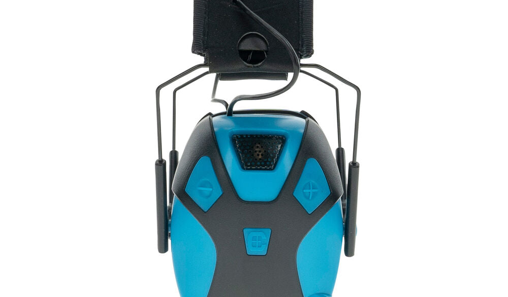 Caldwell Emax Pro Youth Electronic Ear Muffs NeonBlue - - Mansfield Hunting & Fishing - Products to prepare for Corona Virus