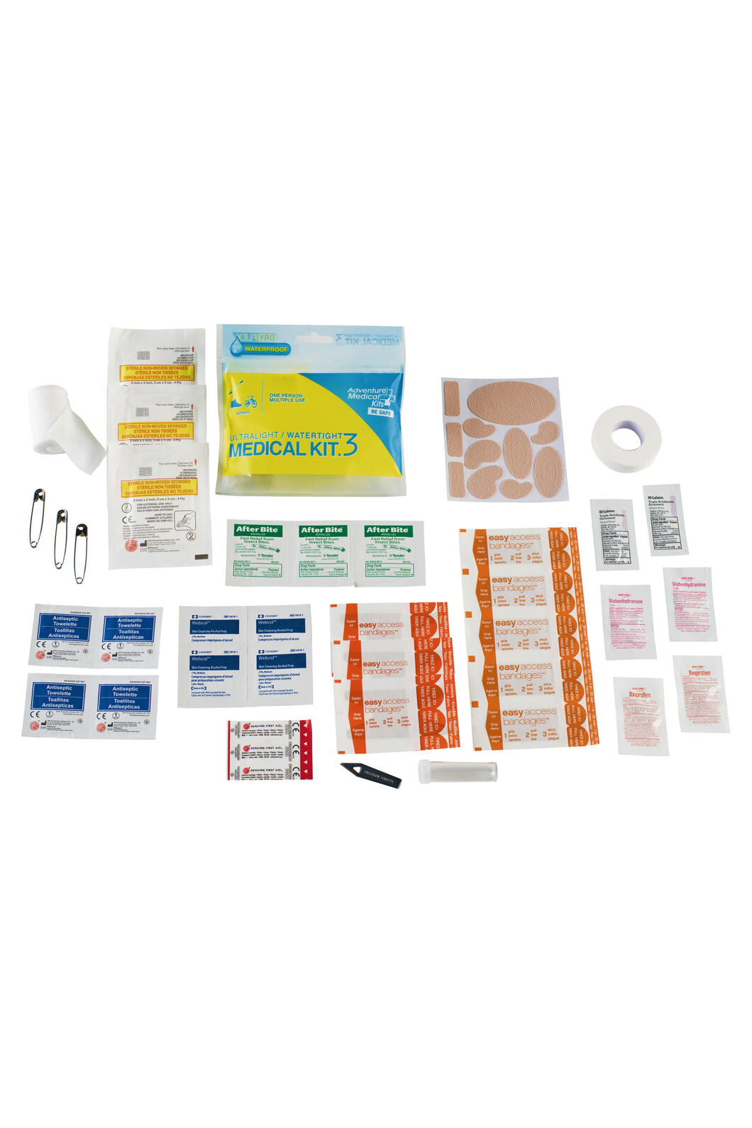 Adventure Medical Kits - Ultralight Watertight Medical Kit 3 - - Mansfield Hunting & Fishing - Products to prepare for Corona Virus