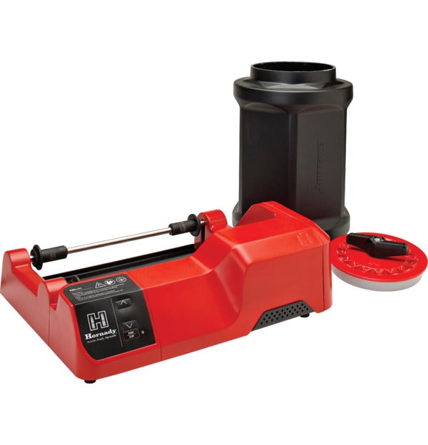 Hornady Rotary Case Tumbler 220v - - Mansfield Hunting & Fishing - Products to prepare for Corona Virus