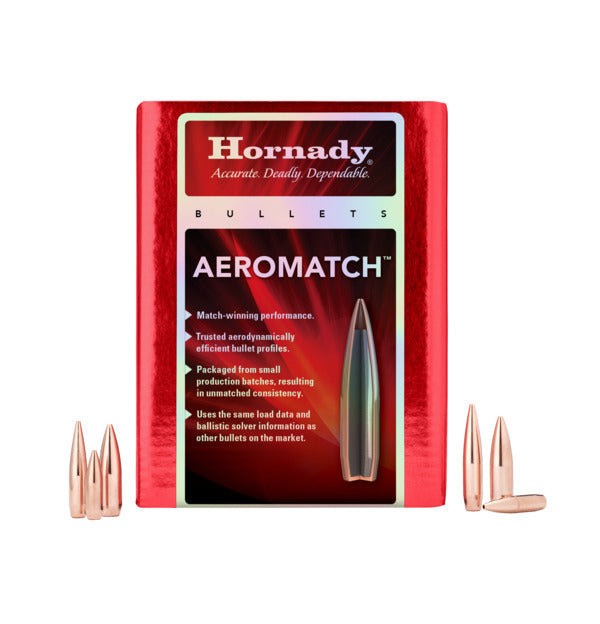 Hornady Aeromatch 6mm 105gr Projectiles - 500 Pack