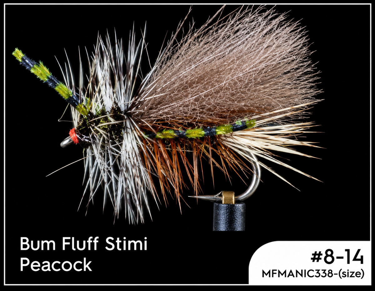 Manic Bumfluff Stimulator Peacock