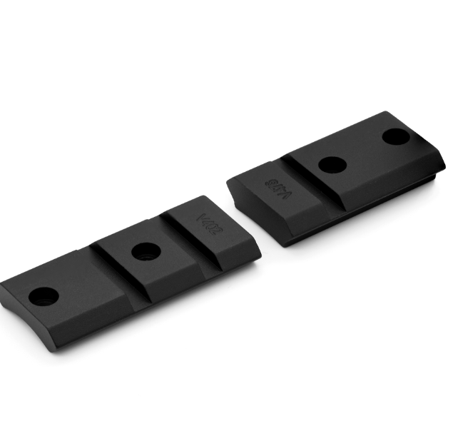 Warne Vapor Aluminum 2 Piece Base - Rem 700/Weatherby Vangaurd/Howa 1500