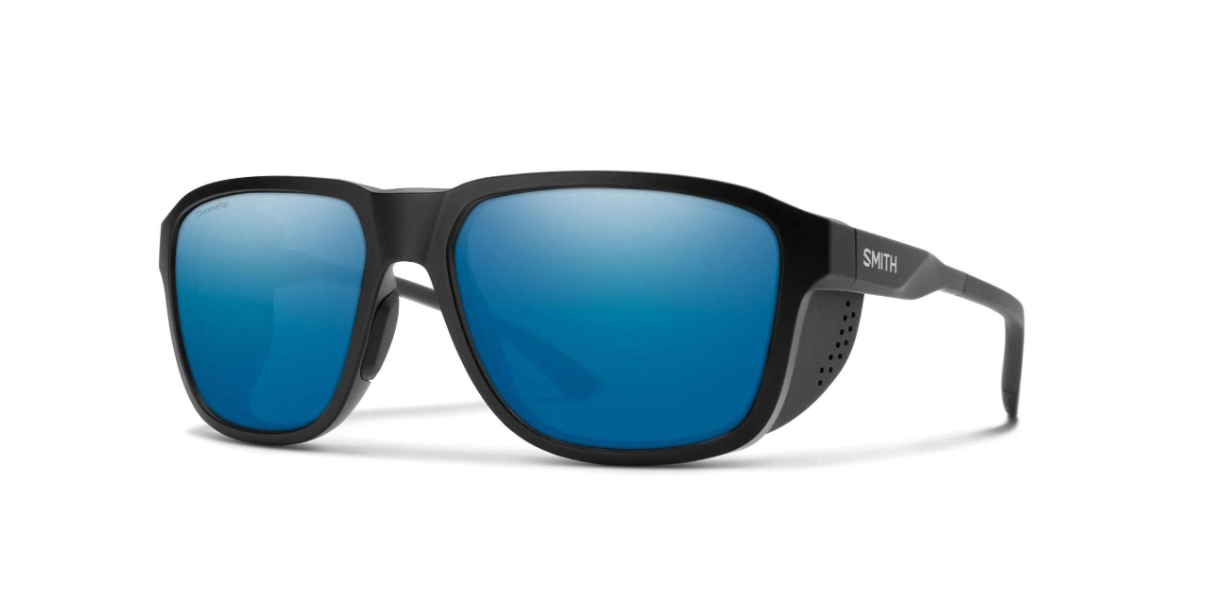 Smith Optics Embark - Matte Black Blue Mirror Polarized Lens