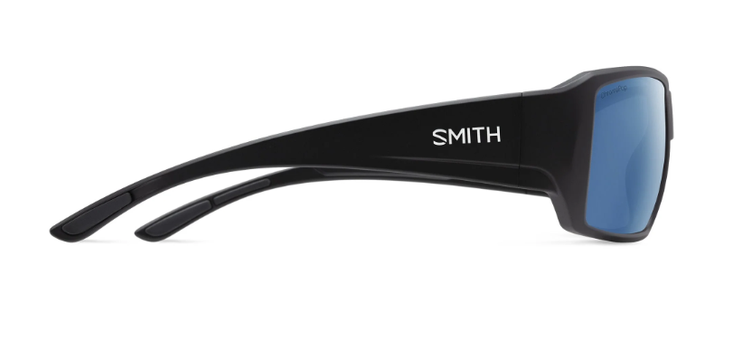 Smith Optics Guide's Choice Matte Black Polarized Blue Mirror Lens