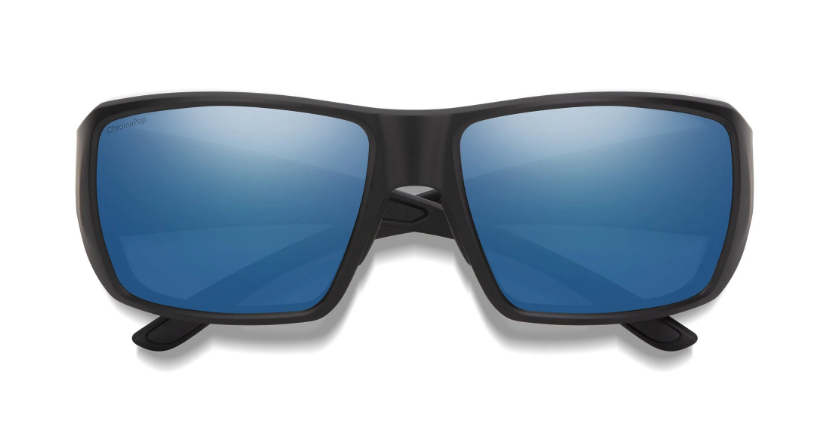 Smith Optics Guide's Choice Matte Black Polarized Blue Mirror Lens - - Mansfield Hunting & Fishing - Products to prepare for Corona Virus