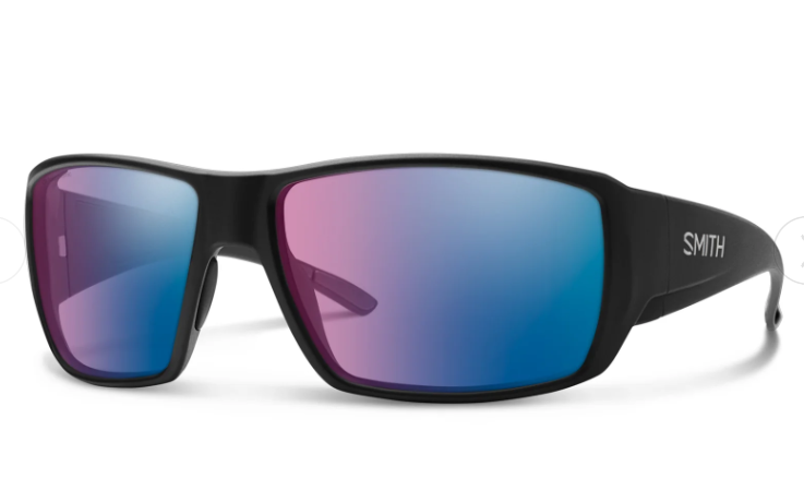 Smith Optics Guide Choice Matte Black Frame Rose Blue Mirror Lens
