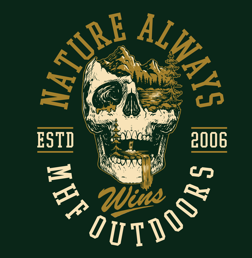 MHF Kids Nature Always Tee - Pine Green