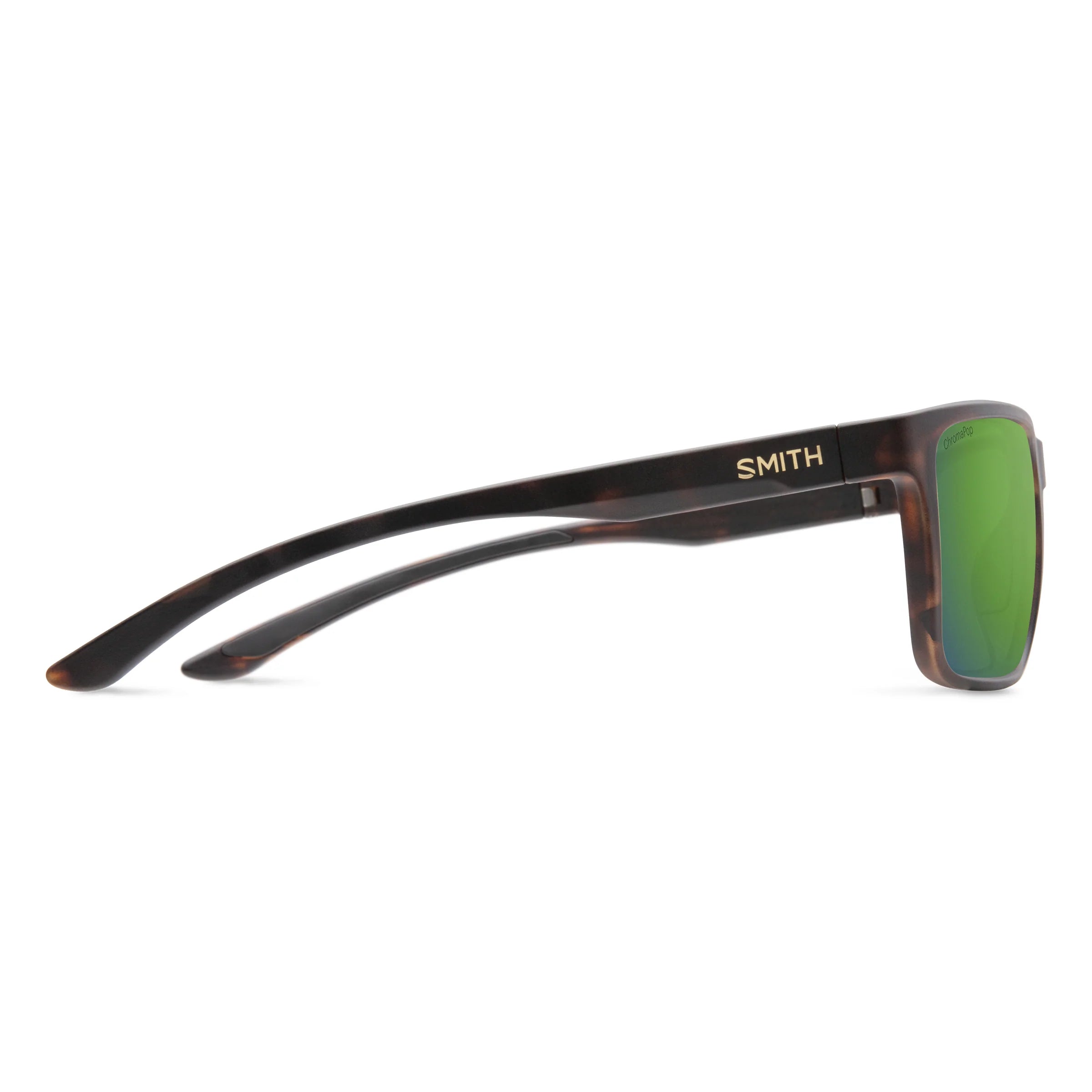 Smiths Optics Riptide Matte Tortoise Chroma Pop Polarized Green MirrorGlasses - - Mansfield Hunting & Fishing - Products to prepare for Corona Virus