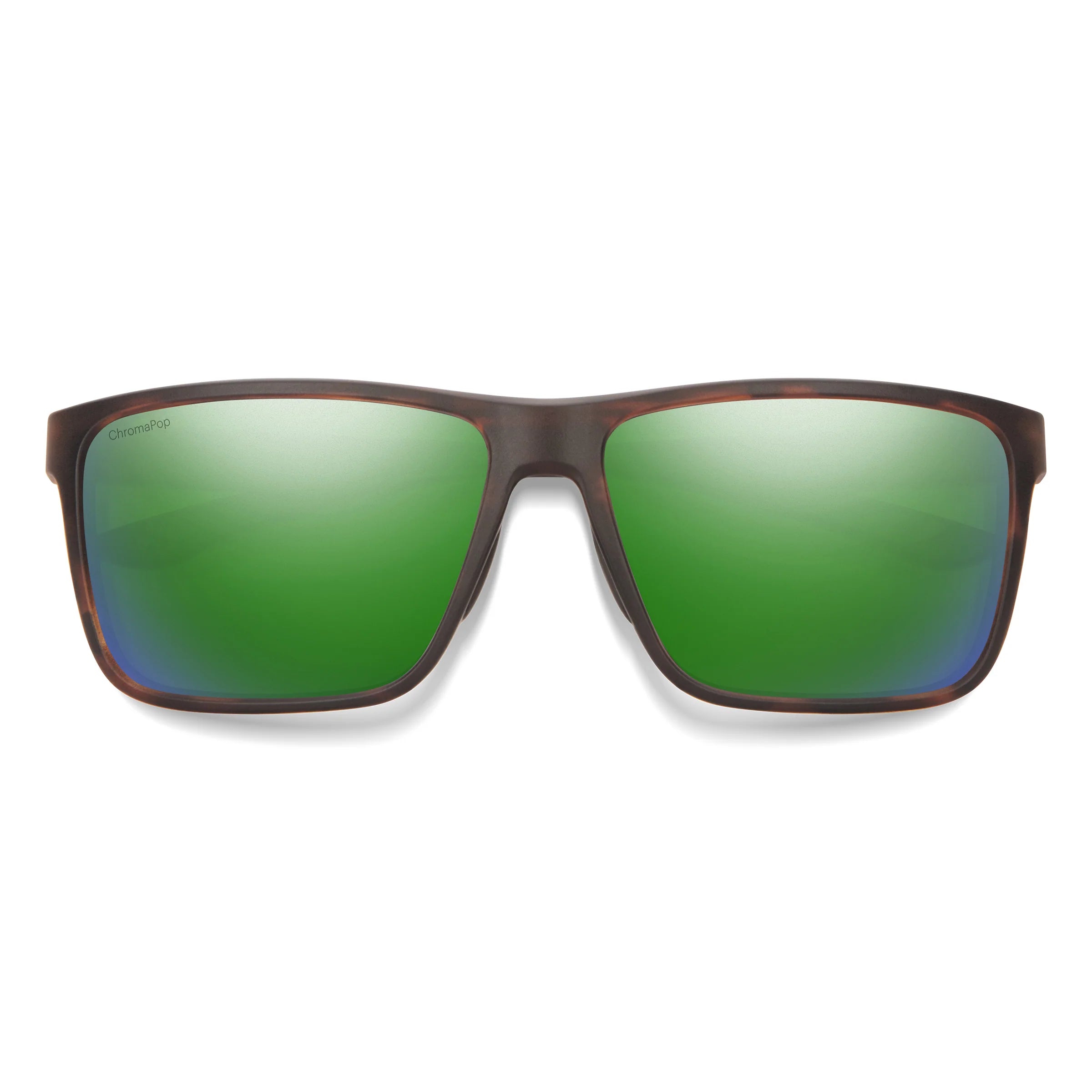 Smiths Optics Riptide Matte Tortoise Chroma Pop Polarized Green MirrorGlasses - - Mansfield Hunting & Fishing - Products to prepare for Corona Virus