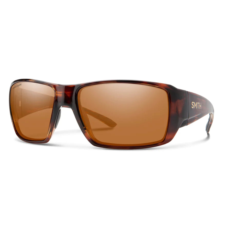 Smith Optics Guide's Choice XL Techlite Tortoise Glass Polarchromic Copper Mirror - - Mansfield Hunting & Fishing - Products to prepare for Corona Virus