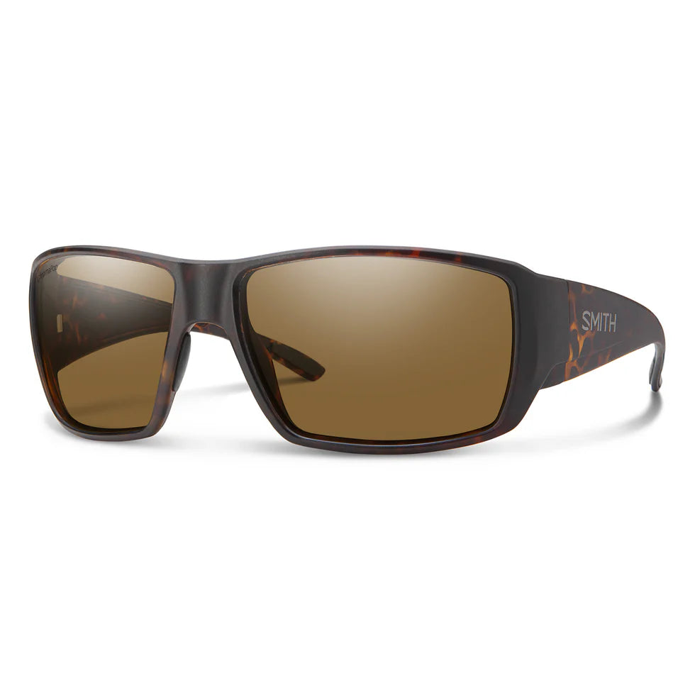 Smith Optic Guides Choice S Matte Tortoise - Chromapop Glass Polarized Brown - - Mansfield Hunting & Fishing - Products to prepare for Corona Virus