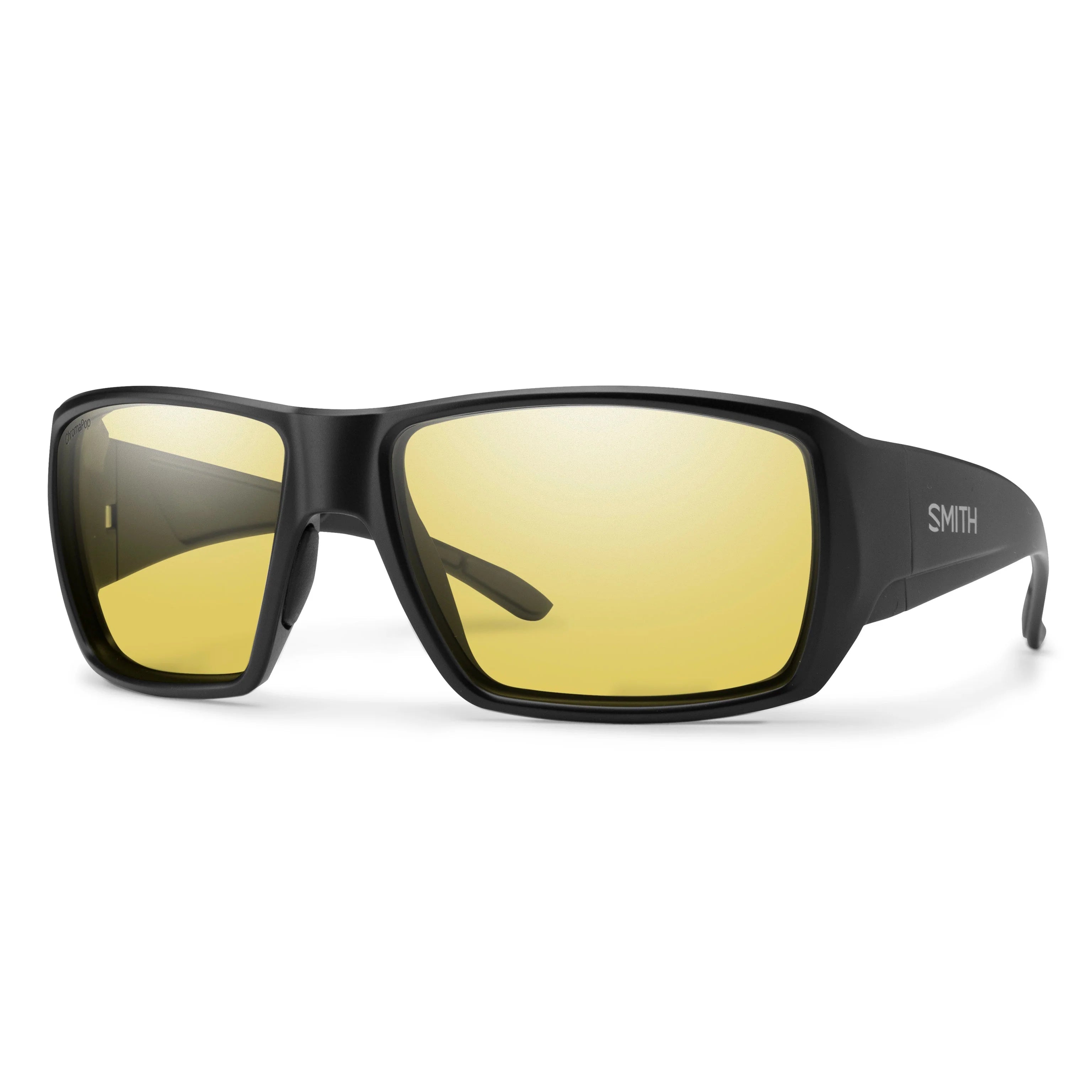 Smith Optic Guides Choice S Matte Black - Chromapop Glass Polarized Low Light Yellow