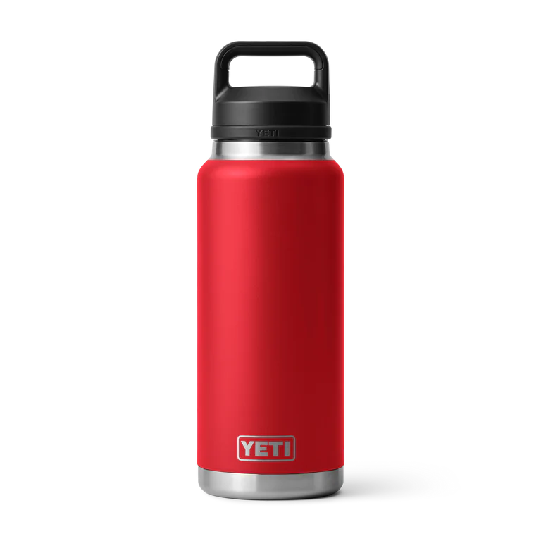 Yeti 36oz Bottle with Chug Cap (1065ml) - 36OZ / RESCUE RED - Mansfield Hunting & Fishing - Products to prepare for Corona Virus