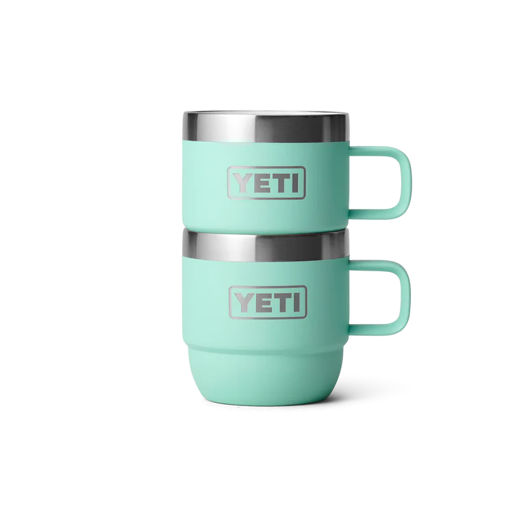 Yeti Rambler 6oz Stackable Expresso Mug - 2 Pk (177ml) - - Mansfield Hunting & Fishing - Products to prepare for Corona Virus