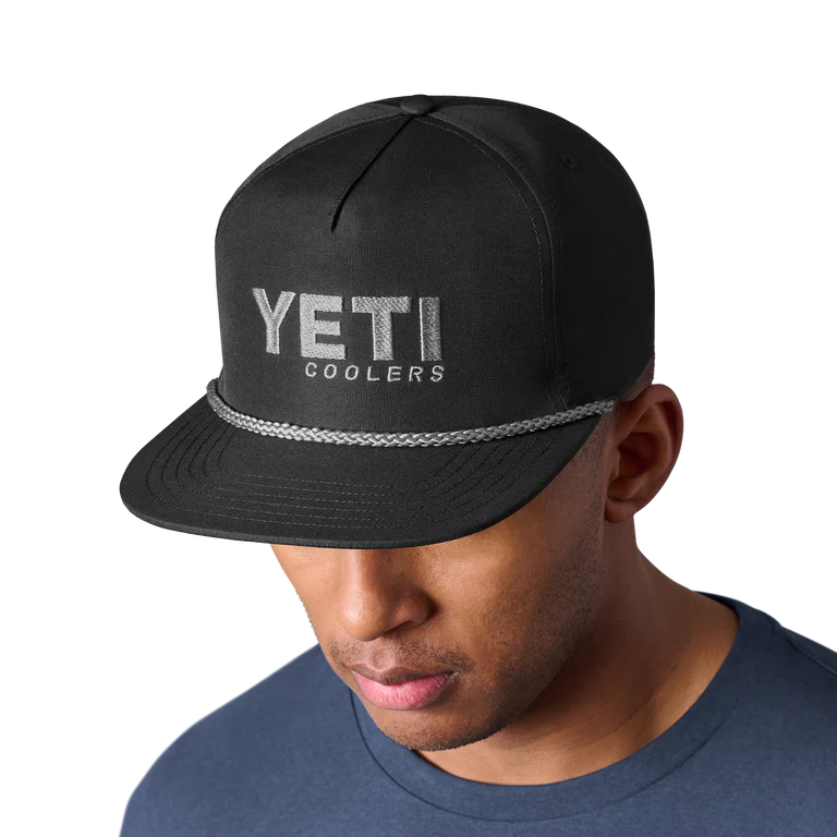Yeti Coolers Flat Brim Rope Hat - - Mansfield Hunting & Fishing - Products to prepare for Corona Virus
