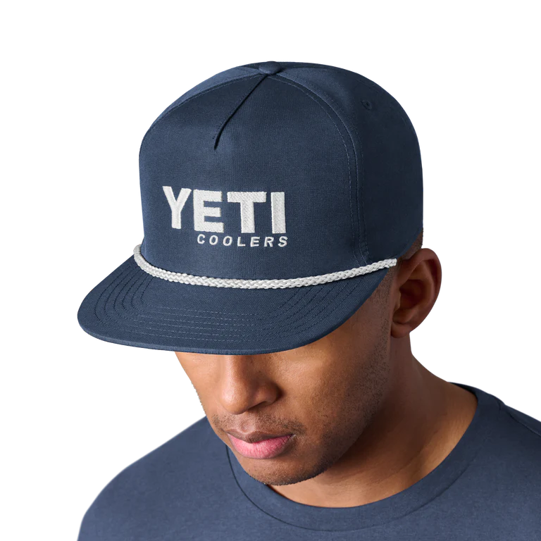 Yeti Coolers Flat Brim Rope Hat - - Mansfield Hunting & Fishing - Products to prepare for Corona Virus