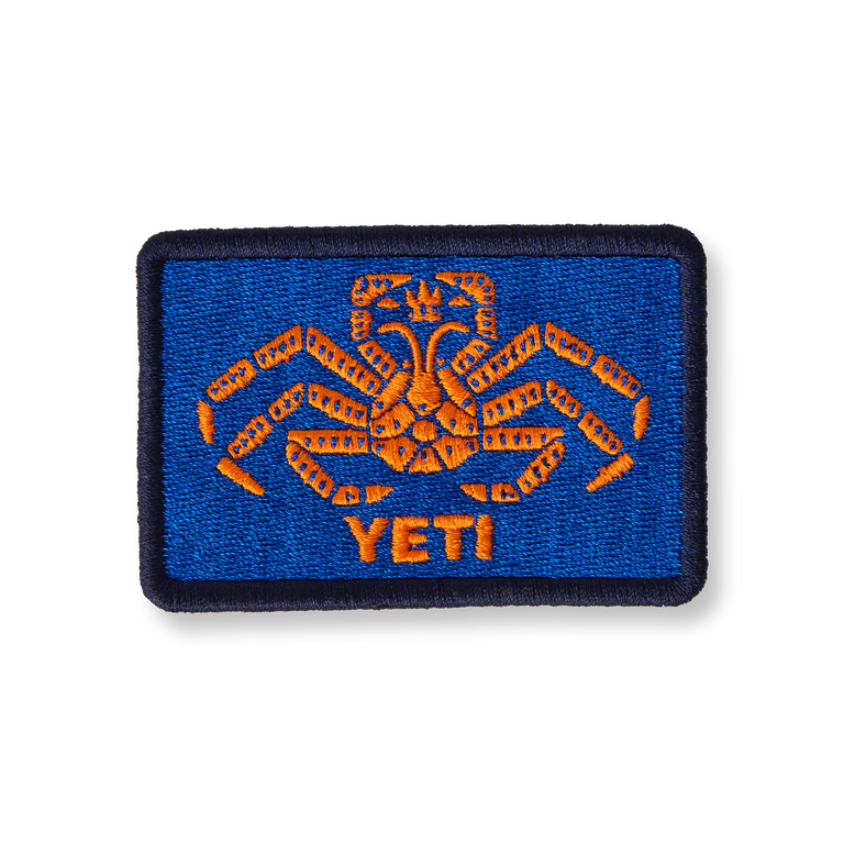 Yeti KCO Collectors Patch - KING CRAB ORANGE - Mansfield Hunting & Fishing - Products to prepare for Corona Virus