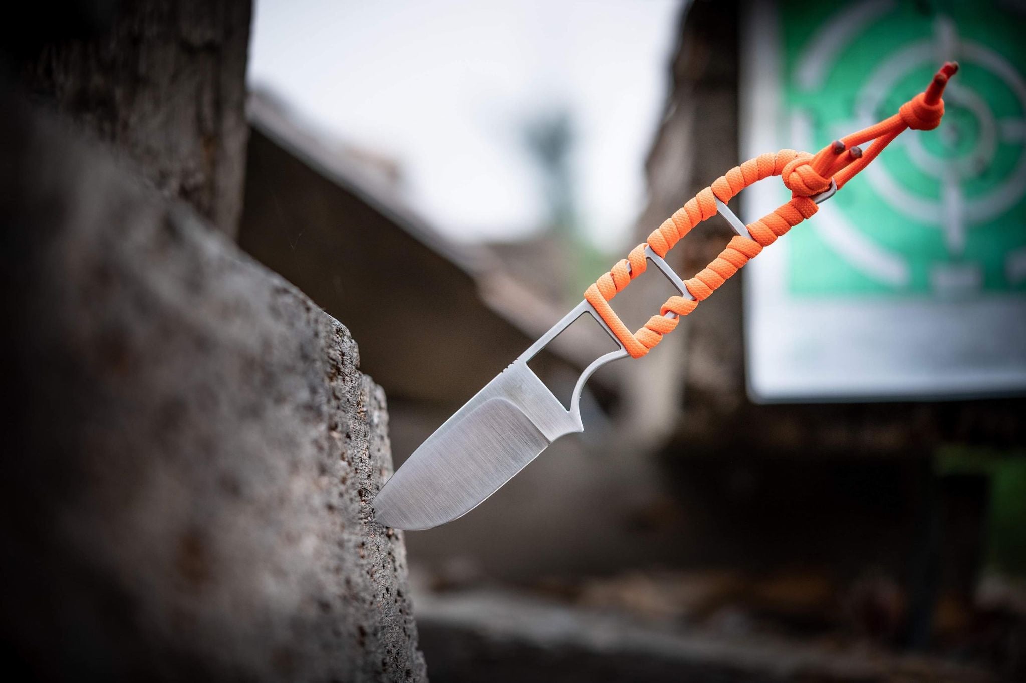 Frontiersmen Gear Mountain Series Pumas Knife - ORANGE - Mansfield Hunting & Fishing - Products to prepare for Corona Virus