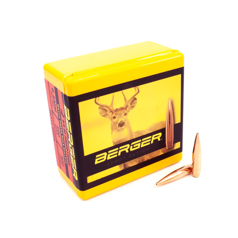 Berger 6.5mm 140gr VLD Hunting Projectiles - 100pk - - Mansfield Hunting & Fishing - Products to prepare for Corona Virus