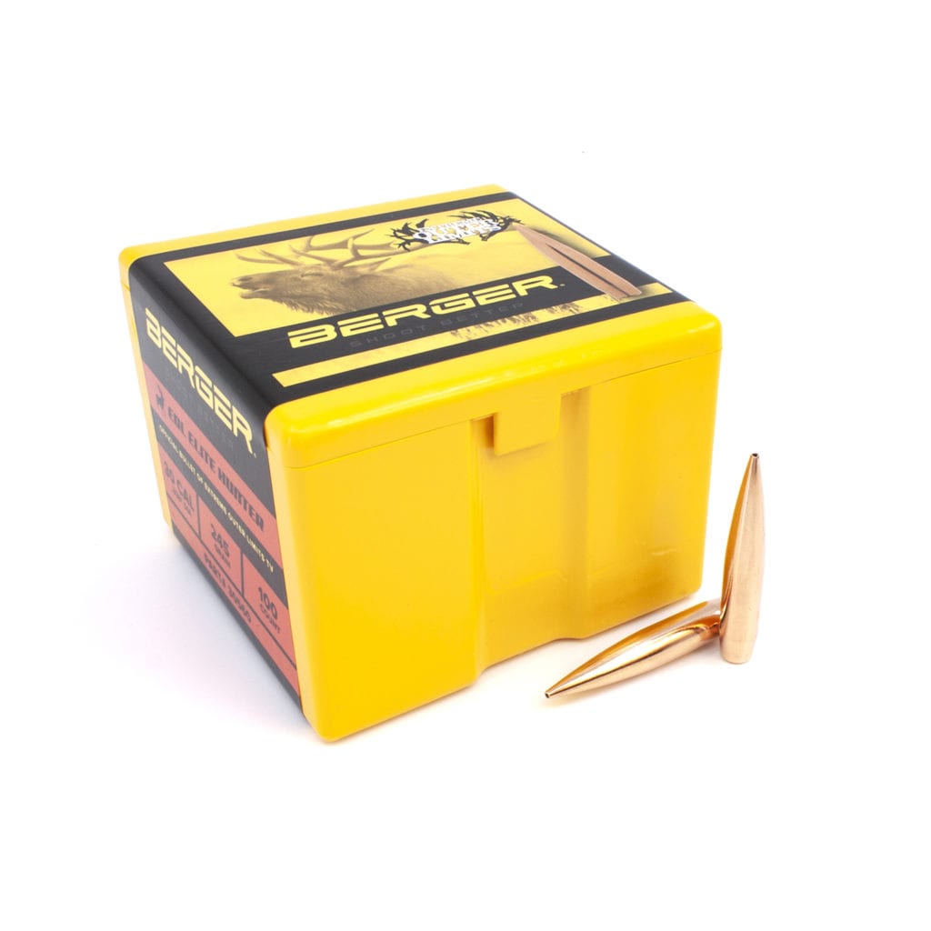 Berger 30cal 245gr Elite Hunter Projectiles - 100pk - - Mansfield Hunting & Fishing - Products to prepare for Corona Virus