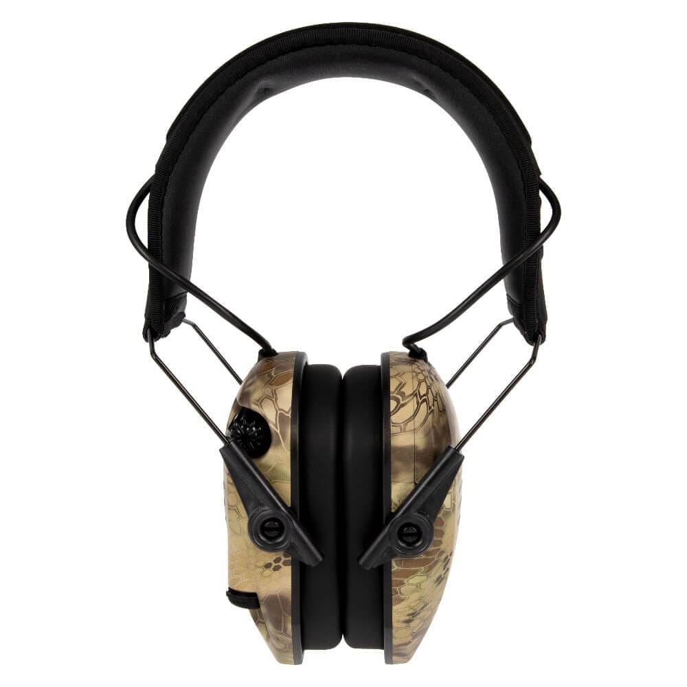 Walkers Razor Slim Electric Muffs (Kryptek Camo) - - Mansfield Hunting & Fishing - Products to prepare for Corona Virus
