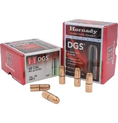 Hornady 45 Cal 480gr DGS Projectiles - 50pk - - Mansfield Hunting & Fishing - Products to prepare for Corona Virus