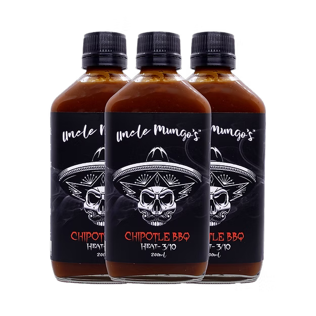Uncle Mungo's Chipotle BBQ Sauce - 200ml - - Mansfield Hunting & Fishing - Products to prepare for Corona Virus