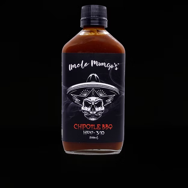 Uncle Mungo's Chipotle BBQ Sauce - 200ml - - Mansfield Hunting & Fishing - Products to prepare for Corona Virus