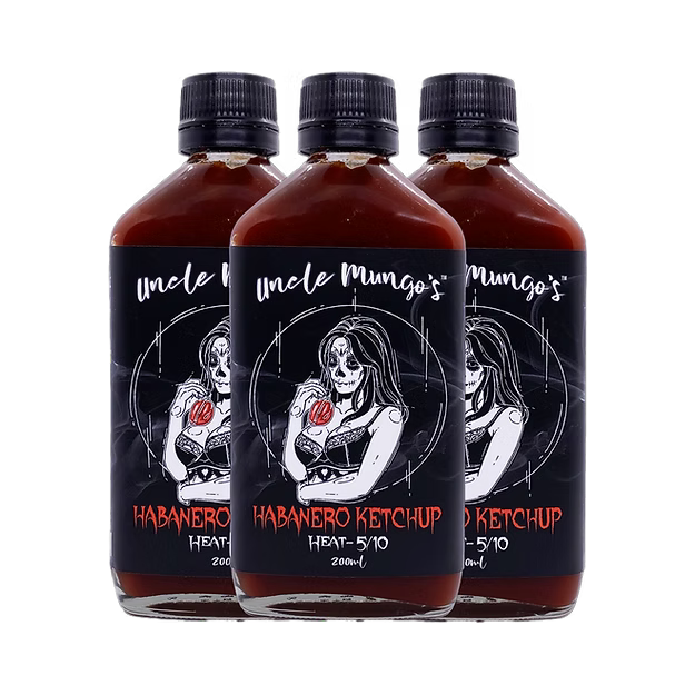 Uncle Mungo's Habanero Ketchup - 200ml - - Mansfield Hunting & Fishing - Products to prepare for Corona Virus