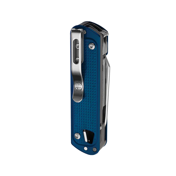 Leatherman FREE T4 Compact Pocket Knife - Navy - - Mansfield Hunting & Fishing - Products to prepare for Corona Virus