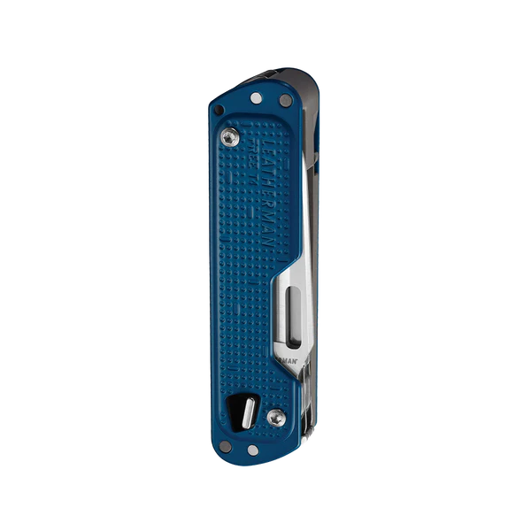 Leatherman FREE T4 Compact Pocket Knife - Navy - - Mansfield Hunting & Fishing - Products to prepare for Corona Virus