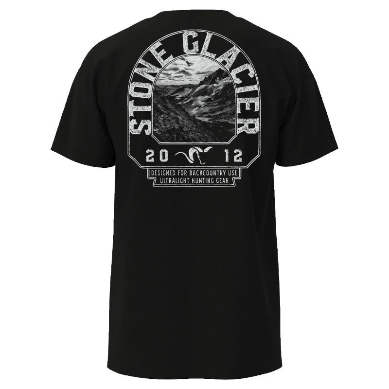Stone Glacier Basin T-Shirt - SMALL / BLACK - Mansfield Hunting & Fishing - Products to prepare for Corona Virus