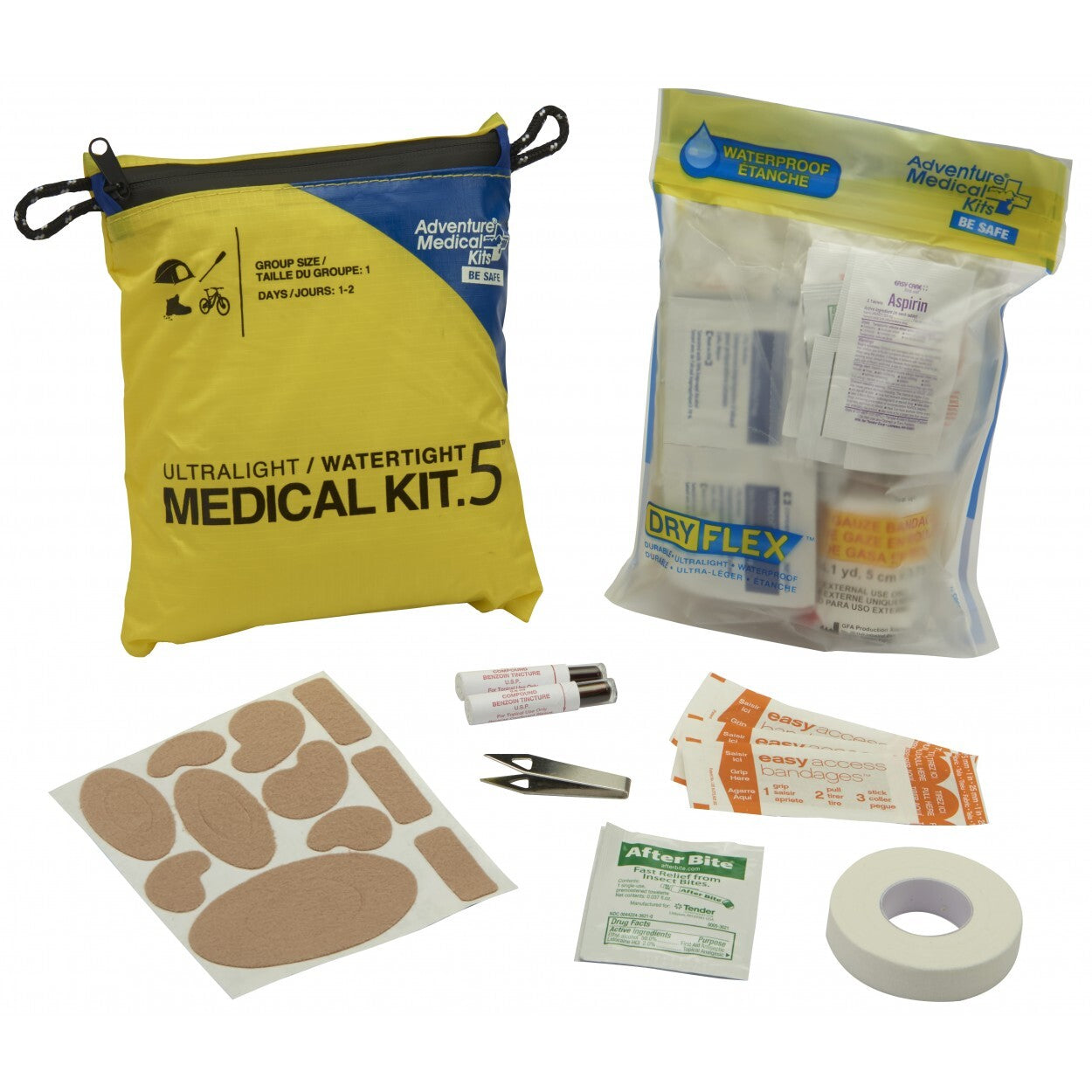 Adventure Medical Kit Ultralight/Watertight Medical Kit .5 - - Mansfield Hunting & Fishing - Products to prepare for Corona Virus