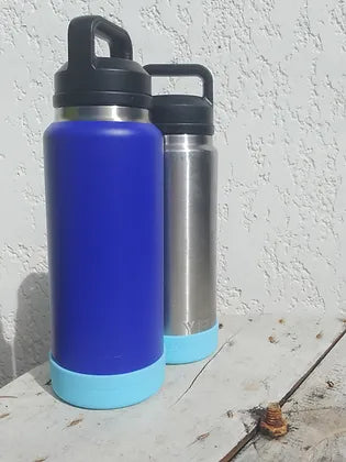 Essential Armour Silicon Yeti Bottle Protector - Sky Blue - The Blue Sky - - Mansfield Hunting & Fishing - Products to prepare for Corona Virus