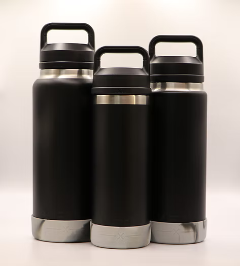 Essential Armour Silicon Yeti Bottle Protector - Gray Camo - The Three Shades of Gray - - Mansfield Hunting & Fishing - Products to prepare for Corona Virus