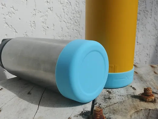 Essential Armour Silicon Yeti Bottle Protector - Sky Blue - The Blue Sky - - Mansfield Hunting & Fishing - Products to prepare for Corona Virus