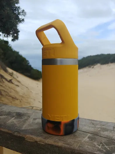 Essential Armour Silicon Yeti Bottle Protector - Orange Camo - The Campfire - - Mansfield Hunting & Fishing - Products to prepare for Corona Virus