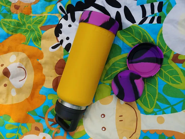 Essential Armour Silicon Yeti Bottle Protector - Purple Camo - The Purple Rain -  - Mansfield Hunting & Fishing - Products to prepare for Corona Virus